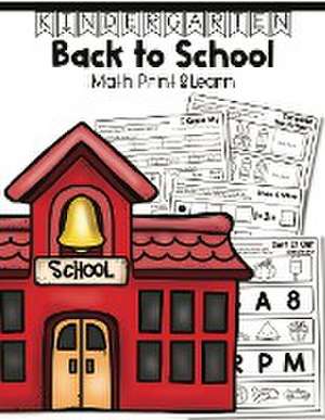 Kindergarten Back to School de Flynn Eamon