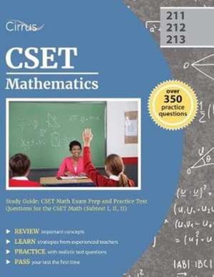 CSET Mathematics Study Guide de Cset Math Exam Prep Team