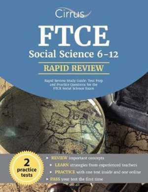 FTCE Social Science 6-12 Rapid Review Study Guide de Ftce Social Science Exam Prep Team