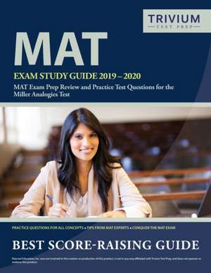 MAT Exam Study Guide 2019-2020 de Trivium Analogies Exam Prep Team