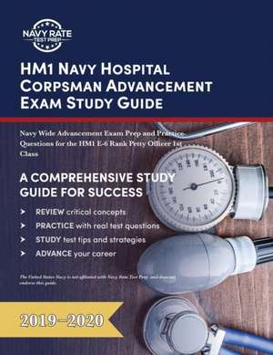 HM1 Navy Hospital Corpsman Advancement Exam Study Guide de Navy Rate Test Prep