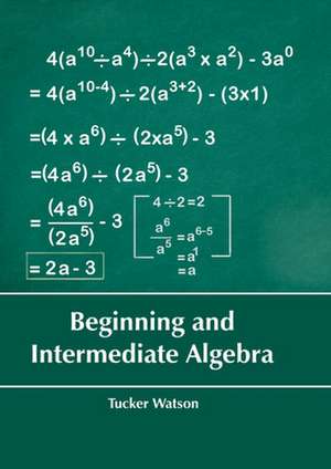 Beginning and Intermediate Algebra de Tucker Watson