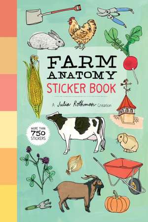 Farm Anatomy Sticker Book de Julia Rothman