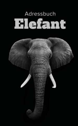 Adressbuch Elefant de Journals R Us
