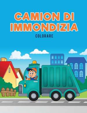 Camion di immondizia Colorare de Coloring Pages for Kids