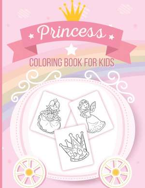 Princess Coloring Book For Kids de Alice Devon