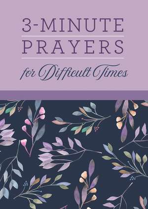 3-Minute Prayers for Difficult Times de Rae Simons