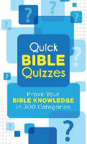 Quick Bible Quizzes de Sara Stoker