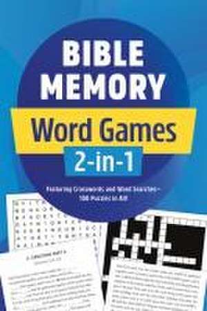 Bible Memory Word Games 2-In-1 de Compiled By Barbour Staff