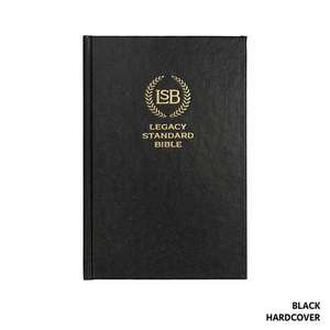 Legacy Standard Bible, Single Column Text Only Edition - Black Hardcover de Steadfast Bibles