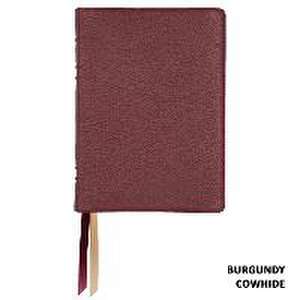 Lsb Giant Print Reference Edition, Paste-Down Burgundy Cowhide Indexed de Steadfast Bibles