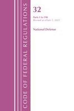 Code of Federal Regulations, Title 32 National Defense 1-190, Revised as of July 1, 2021 de Office Of The Federal Register (U. S.