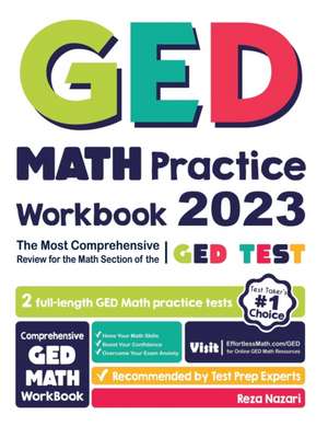 GED Math Practice Workbook de Reza Nazari