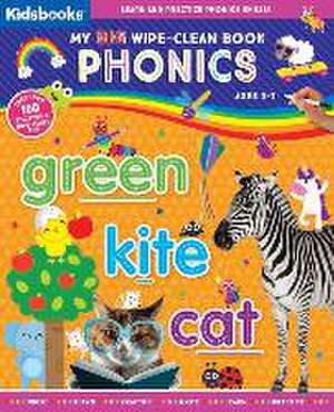 My Big Wipe-Clean Book: Phonics de Kidsbooks Publishing