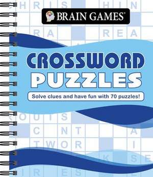 Brain Games - Crossword Puzzles (Waves) de Publications International Ltd