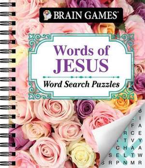 Brain Games - Words of Jesus Word Search Puzzles de Publications International Ltd