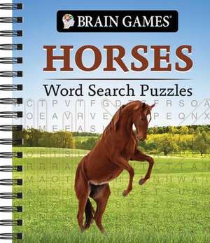 Brain Games - Horses Word Search Puzzles de Publications International Ltd