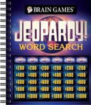 Brain Games - Jeopardy! Word Search de Publications International Ltd