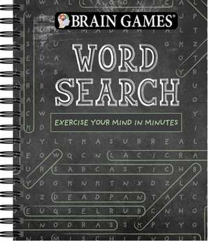 Brain Games - Word Search (Chalkboard #1) de Publications International Ltd