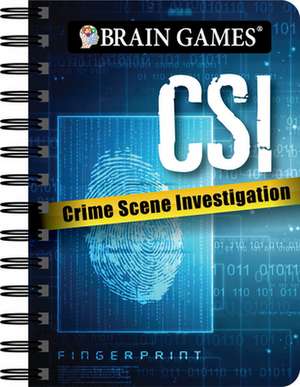 Brain Games - To Go - Csi: Crime Science Investigation Puzzles de Publications International Ltd