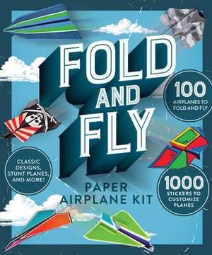 Fold and Fly Paper Airplane Kit de Publications International Ltd