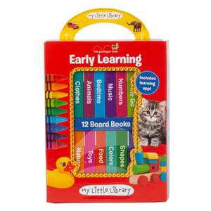 My Little Library: Early Learning - First Words (12 Board Books) de Little Grasshopper Books