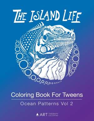 Coloring Book For Tweens: Ocean Patterns Vol 2: Colouring Book for Teenagers, Young Adults, Boys, Girls, Ages 9-12, 13-16, Cute Arts & Craft Gif de Art Therapy Coloring