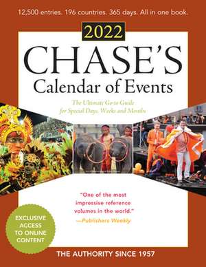 Chase's Calendar of Events 2022 de Editors of Chase's