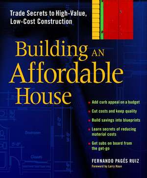 Building an Affordable House – Second Edition de Fernando Ruiz