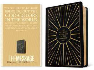 The Message Anniversary Edition (Leather-Look, Life-Light Black) de Eugene H. Peterson