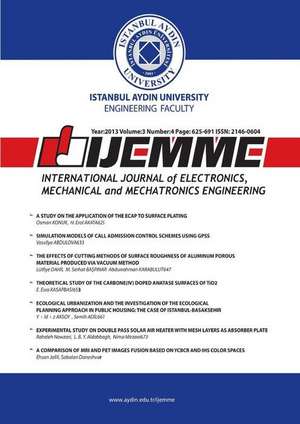 International Journal of Electronics, Mechanical and Mechatronics Engineering de Osman Nuri Ucan