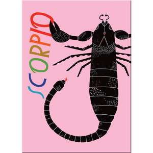 Lisa Congdon for Em & Friends Scorpio Zodiac Magnet