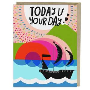 6-Pack Lisa Congdon for Emily McDowell & Friends Women Today is Your Day Card