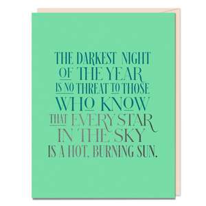 6-Pack Elizabeth Gilbert for Em & Friends The Darkest Night Card