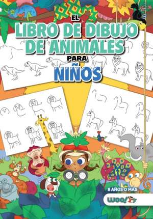 El Libro de Dibujo de Animales Para Niños de Woo! Jr. Kids Activities