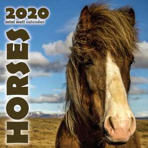 Horses 2020 Mini Wall Calendar de Wall Publishing