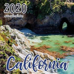 California 2020 Mini Wall Calendar de Wall