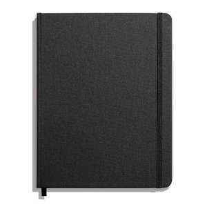 Shinola Journal, HardLinen, Ruled, Jet Black (7x9) de Shinola