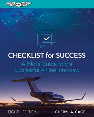 Checklist for Success de Cheryl A Cage