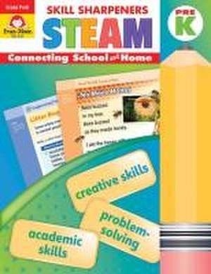 Skill Sharpeners: Steam, Prek Workbook de Evan-Moor Educational Publishers