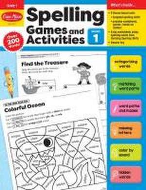 Spelling Games and Activities, Grade 1 Teacher Resource de Evan-Moor Corporation