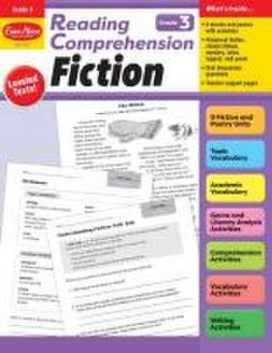 Reading Comprehension: Fiction, Grade 3 Teacher Resource de Evan-Moor Corporation