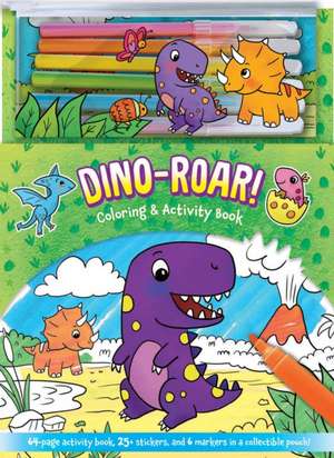 Dino-Roar! Coloring & Activity Book de Editors of Silver Dolphin Books