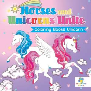 Horses and Unicorns Unite | Coloring Books Unicorn de Educando Kids