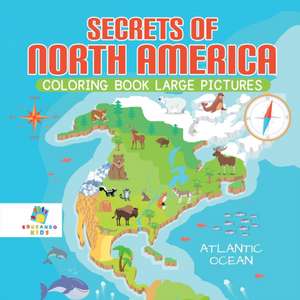 Secrets of North America | Coloring Book Large Pictures de Educando Kids