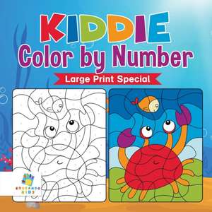 Kiddie Color by Number Large Print Special de Educando Kids