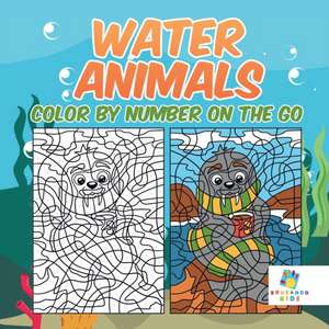 Water Animals | Color by Number On The Go de Educando Kids