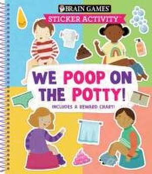 Brain Games - Sticker Activity: We Poop on the Potty! de Publications International Ltd