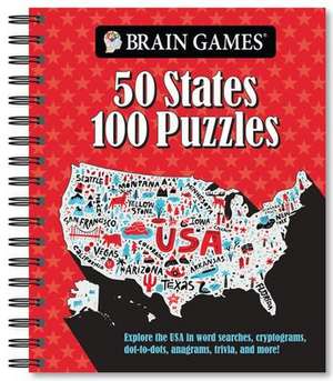 Brain Games - 50 States 100 Puzzles de Publications International Ltd