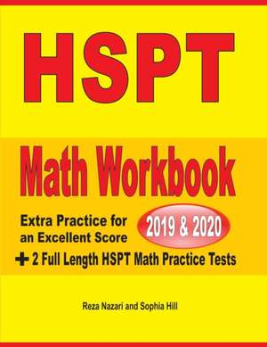 HSPT Math Workbook 2019 & 2020 de Reza Nazari